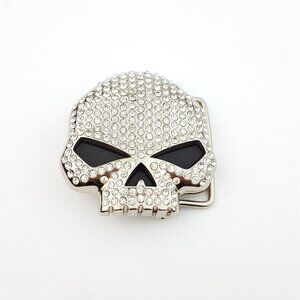 Harley-Davidson Crystal Skull Buckle